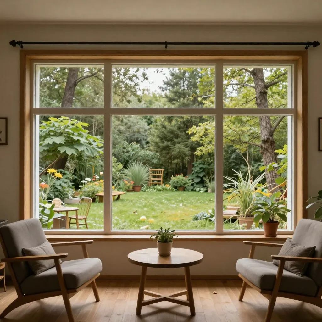 Rauhallinen retriittimaisema luonnon keskellä